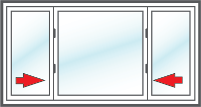 3-Lite Slider Window Vinyl Replacement San Diego