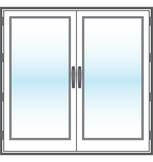 French Hinged Patio Door Vinyl Replacement San Diego