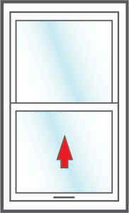 Single Hung Window Vinyl Replacement San Diego